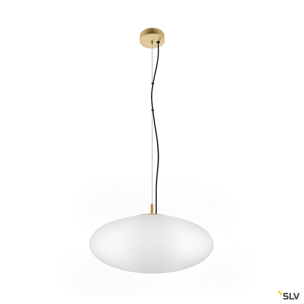 SLV OLYPSO 50, Pendant light, E27, Pendant length 400 cm, 1 x max. 40W, gold 1010416