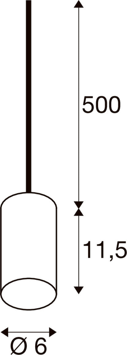 SLV FITU PD, E27, stone, pendant light, pendant length 500 cm, open cable end, 1 x max. 15W, beige 1010418