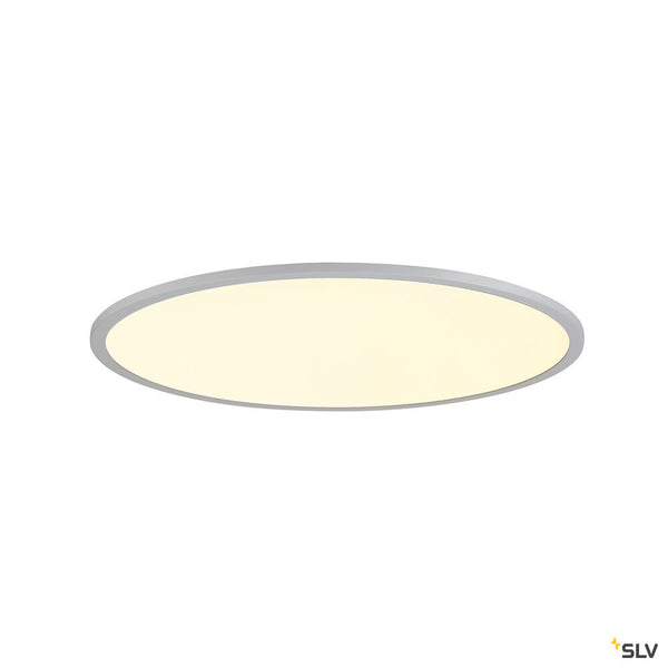 SLV PANEL 60, Ceiling-mounted light, round, PHASE, 3000/4000K, 29W, 90°, grey 1010423