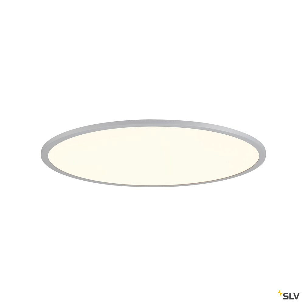 SLV PANEL 60, Ceiling-mounted light, round, DALI, 3000/4000K, 29W, 90°, grey 1010425