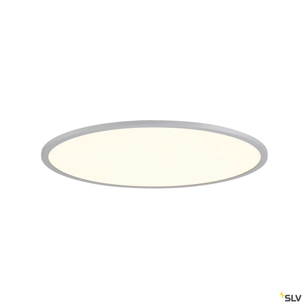 SLV PANEL 60, Ceiling-mounted light, round, DALI, 3000/4000K, 29W, 90°, grey 1010425