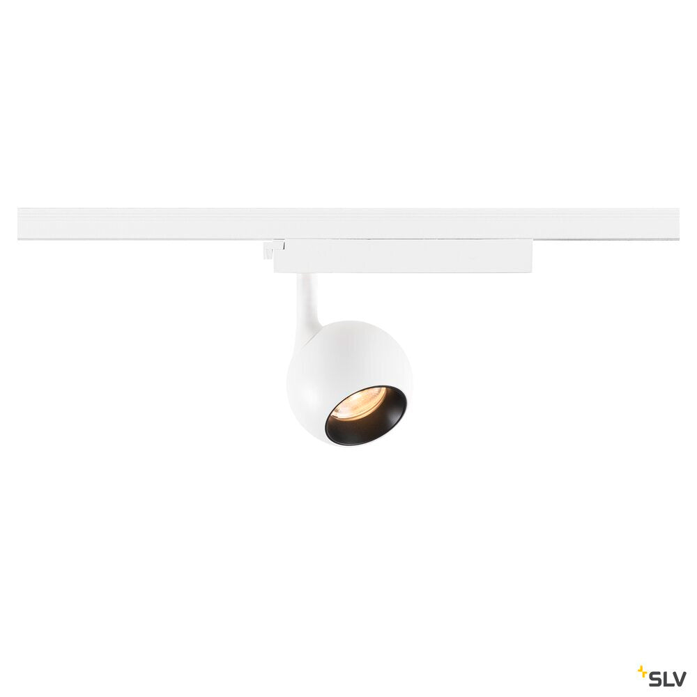 SLV LIGHT EYE® 2.0, 1~ spot, PHASE, round, 2700K, 11W, 30°, white / black 1010449