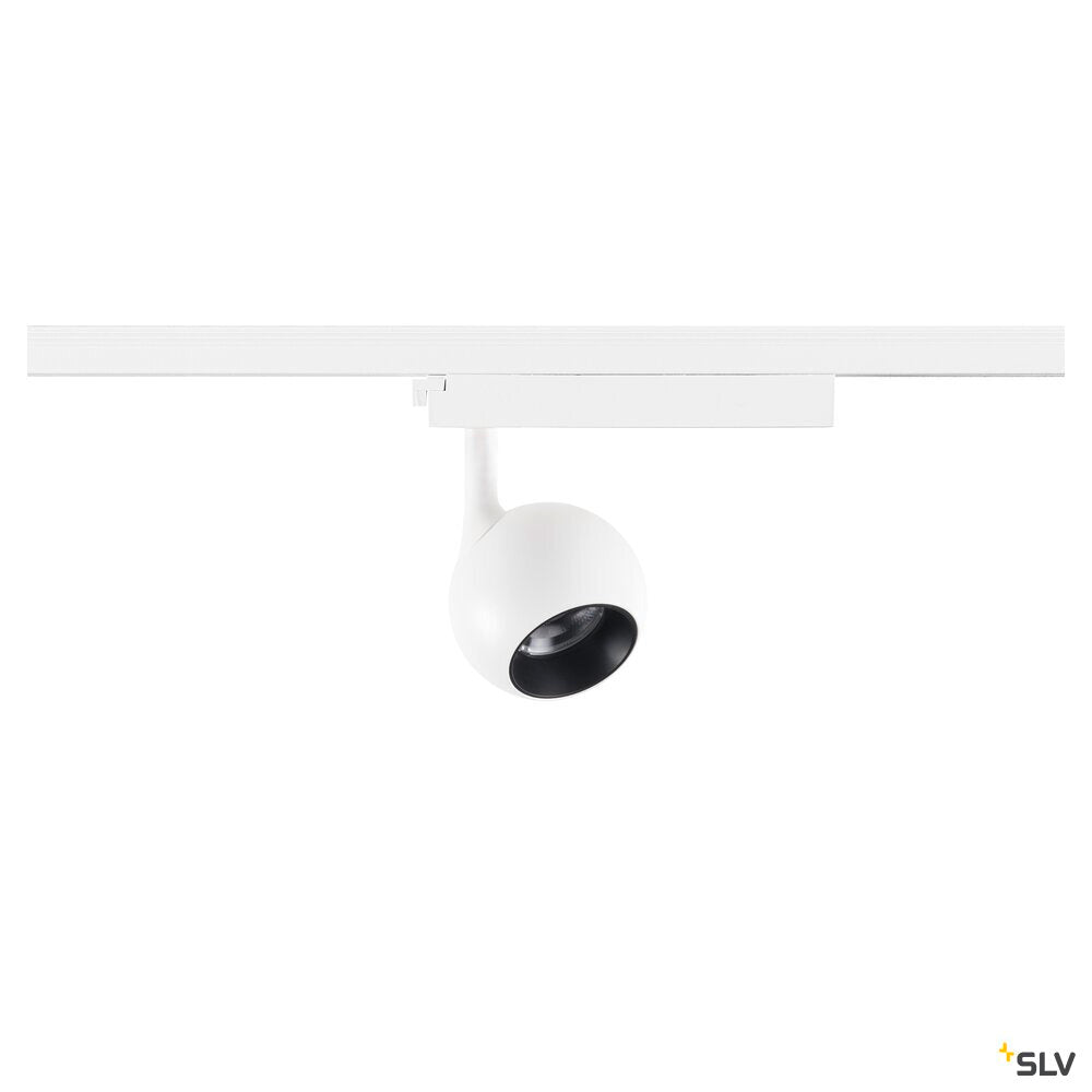 SLV LIGHT EYE® 2.0, 1~ spot, PHASE, round, 2700K, 11W, 30°, white / black 1010449