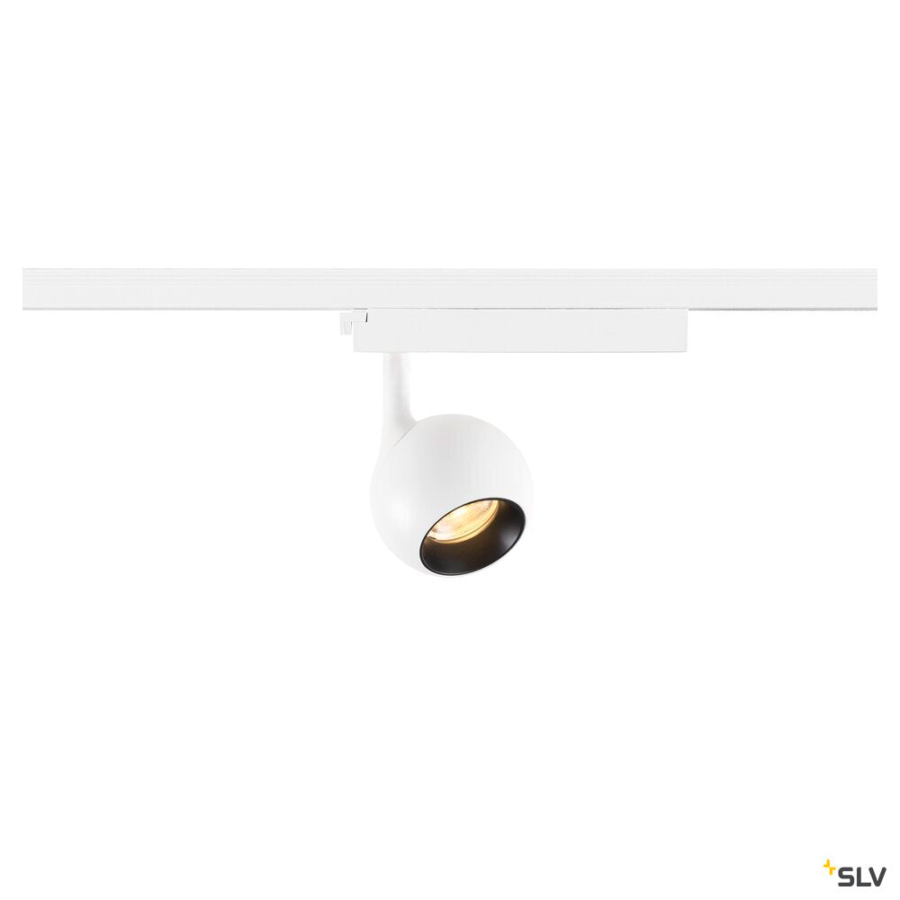 SLV LIGHT EYE® 2.0, 1~ spot, PHASE, round, 3000K, 11W, 30°, white / black 1010451