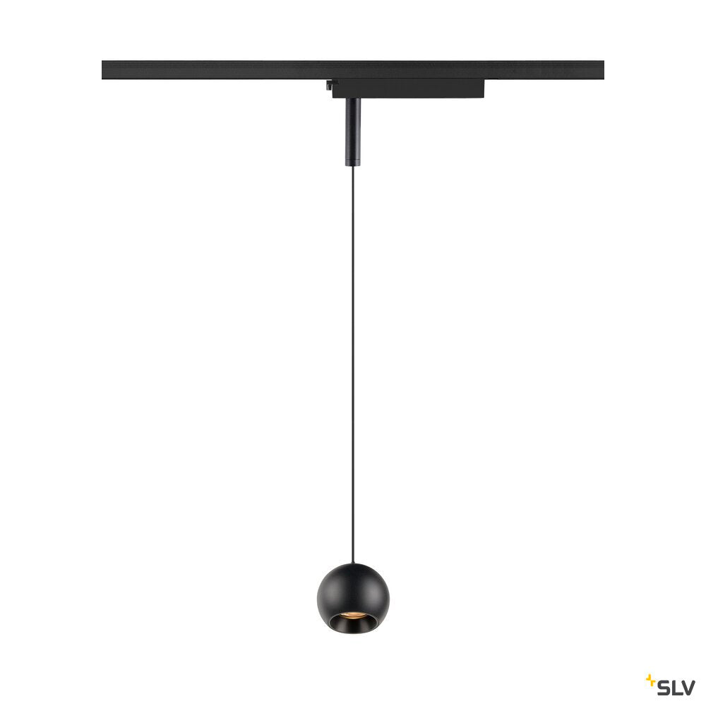 SLV LIGHT EYE® 2.0, 1~ Pendant light, Pendant length 200 cm, 2700 K, 30°, black 1010452