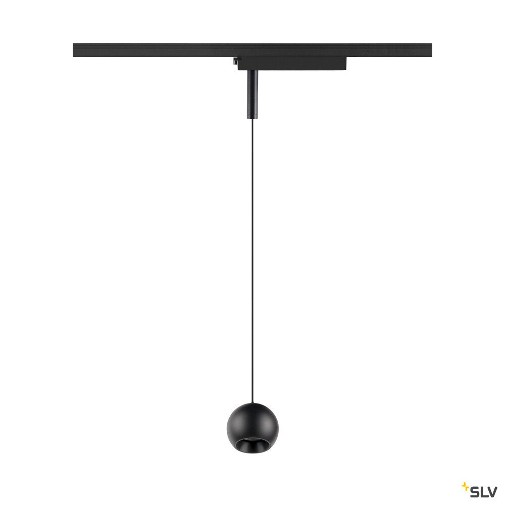 SLV LIGHT EYE® 2.0, 1~ Pendand light, Pendant length 200 cm, 3000 K, 30°, black 1010454