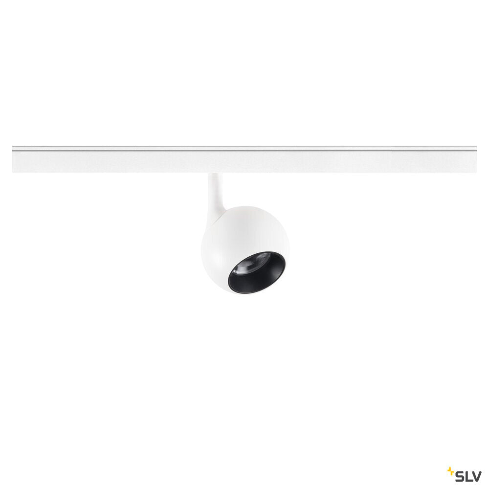 SLV LIGHT EYE® 2.0, 48V spot, DALI, round, 2700K, 10W, 30°, white / black 1010457