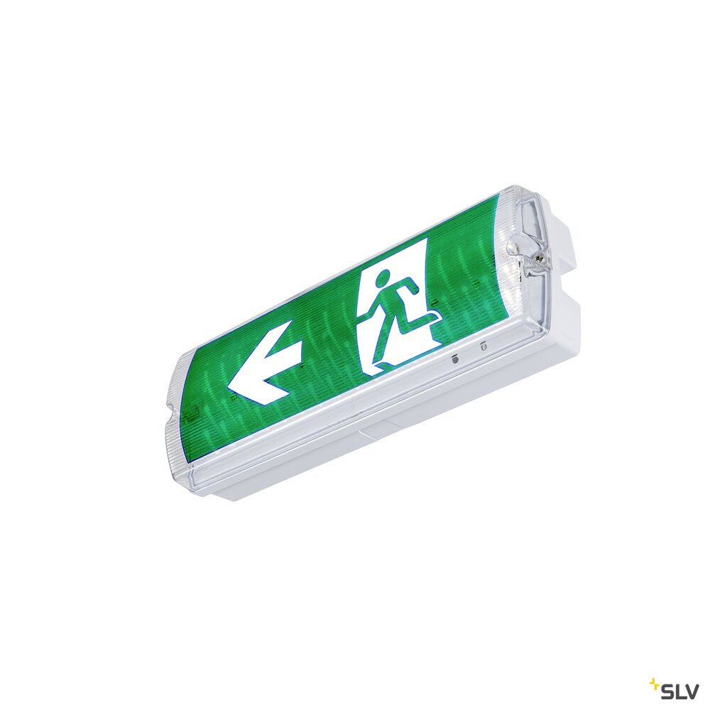 SLV P-LIGHT, wall and ceiling-mounted light, rectangular, 6000K, 5.2W, white / transparent 1010505