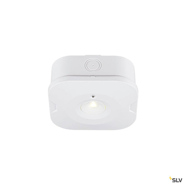 SLV P-LIGHT, Ceiling-mounted light, square, 6000K, 1.2W, white 1010508