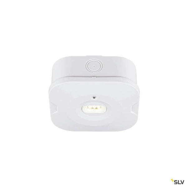 SLV P-LIGHT, Ceiling-mounted light, square, 6000K, 1.2W, white 1010508