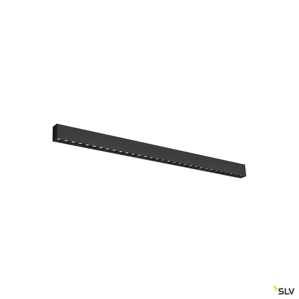 SLV GLENOS® PRO, Ceiling-mounted light, 1.2m, DALI, UGR19, 4000K, 30W, 75°, black 1010520