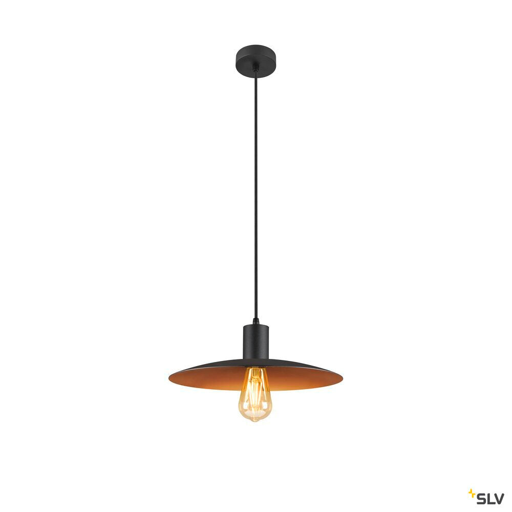 SLV LALU® SET, pendant light, E27 base, ELYPSE 33, pendant length 200 cm, 1 x max. 7.5W, black 1010786