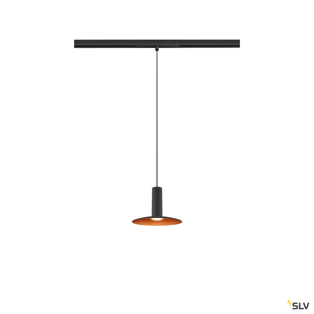 SLV LALU® SET, 48V pendant light, LED base, ELYPSE, DALI, pendant length 200 cm, 2700/3000K, 40°, black 1010802