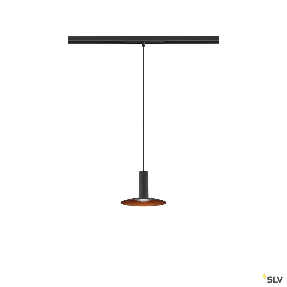 SLV LALU® SET, 48V pendant light, LED base, ELYPSE, DALI, pendant length 200 cm, 2700/3000K, 40°, black 1010802