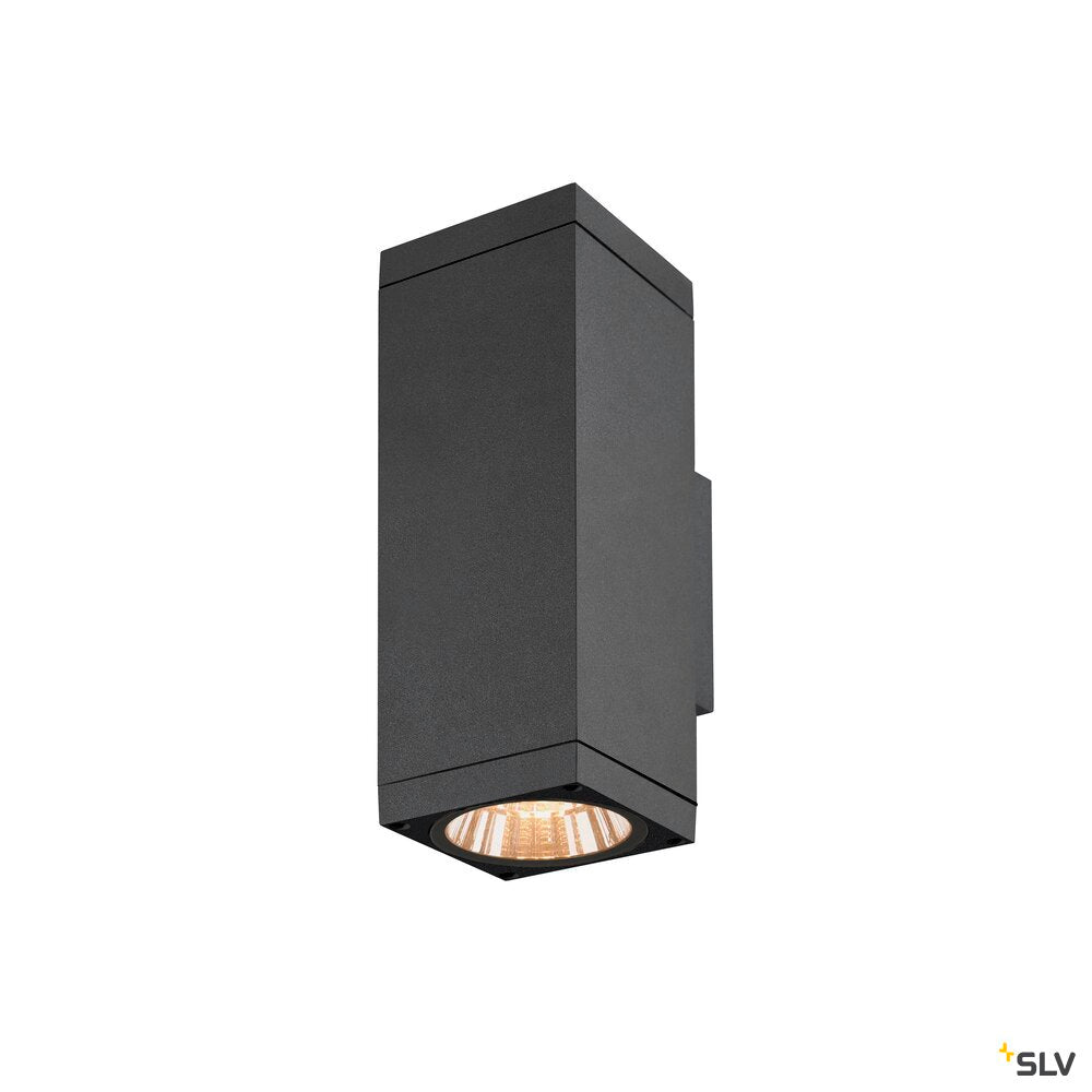 SLV THEO PRO L, Wall-mounted light, up/down, DALI, P1, 2700 K, 20W, Touch, 24°, anthracite 1010187