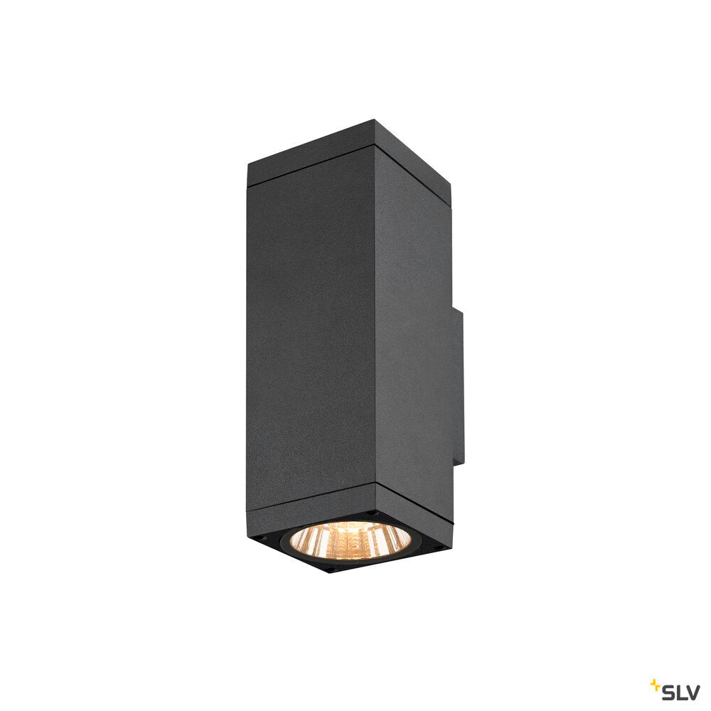 SLV THEO PRO L, Wall-mounted light, up/down, DALI, P2, 2700 K, 30W, Touch, 24°, anthracite 1010191