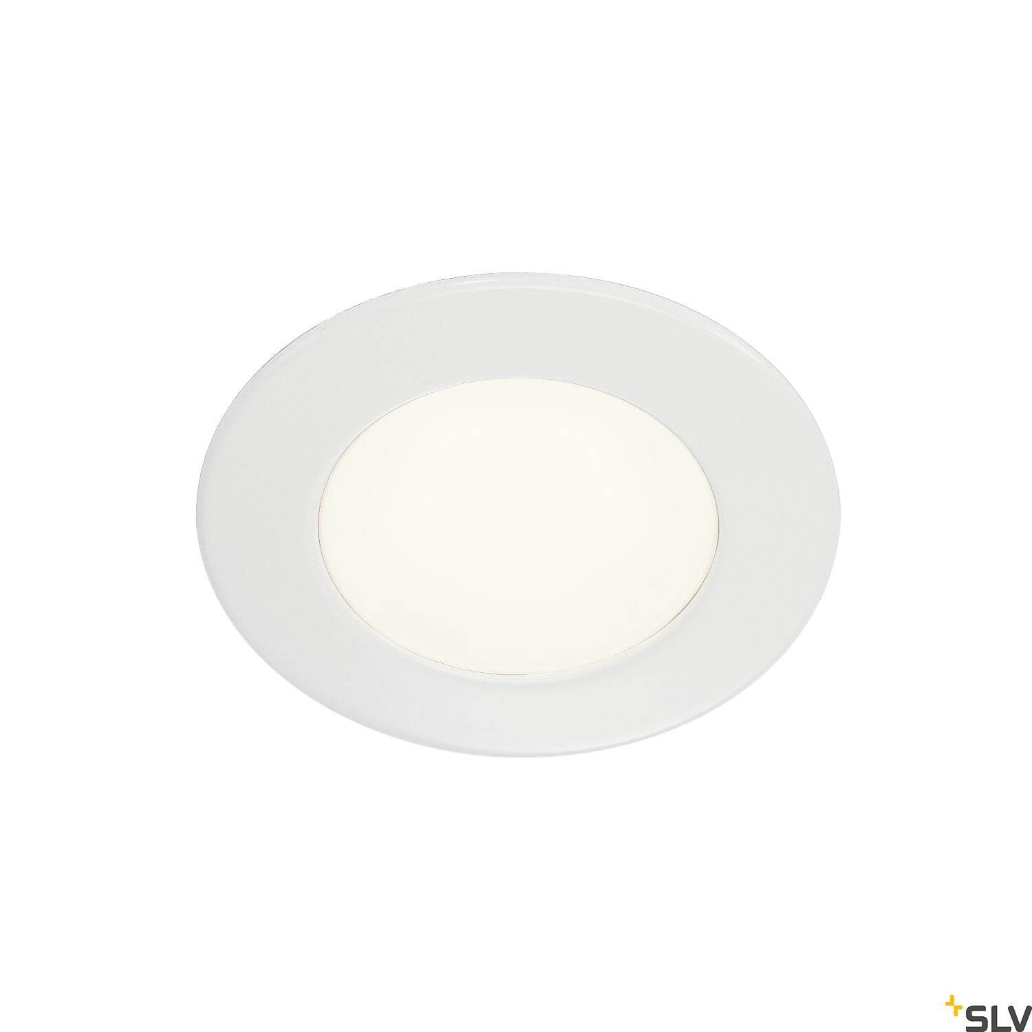 SLV DL 126 LED downlight, round, white, 3W LED, warm white, 12V 112221