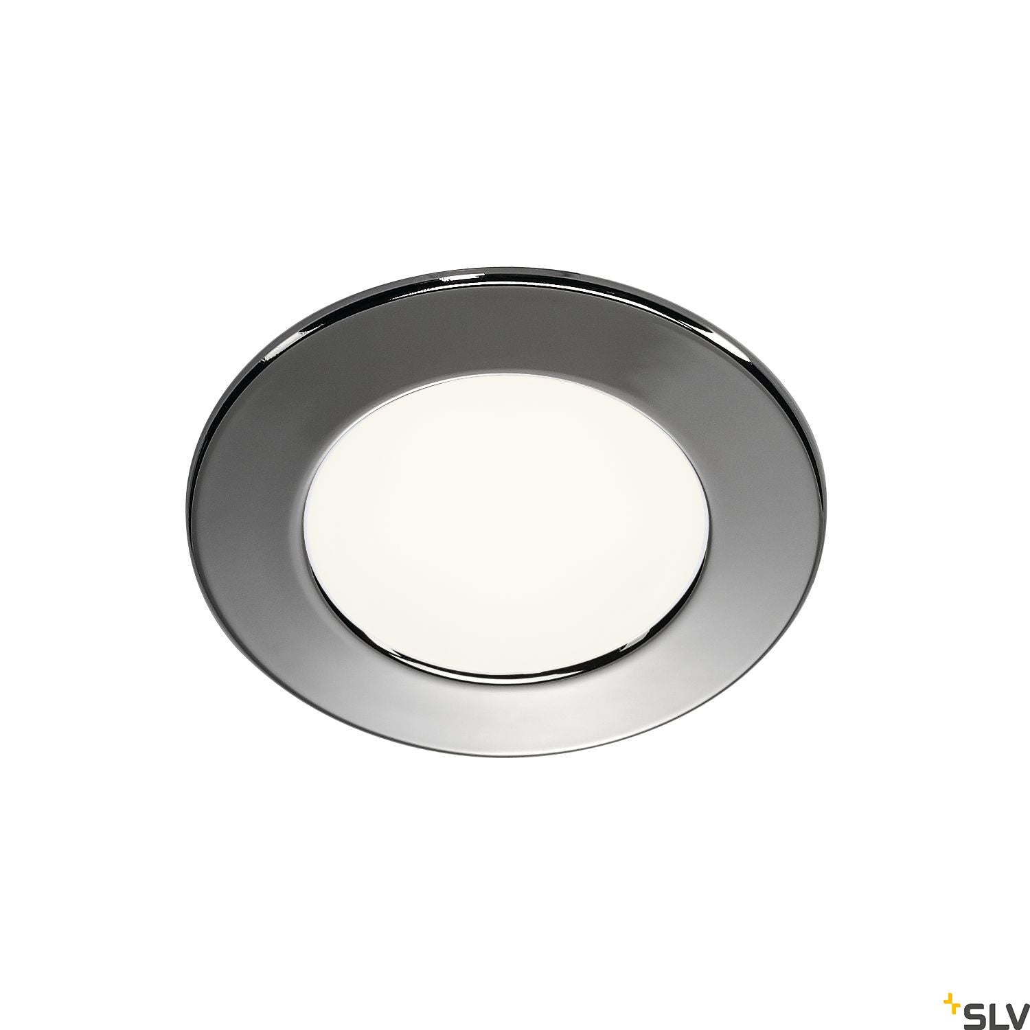 SLV DL 126 LED downlight, round, chrome, 3W LED, warm white, 12V 112222