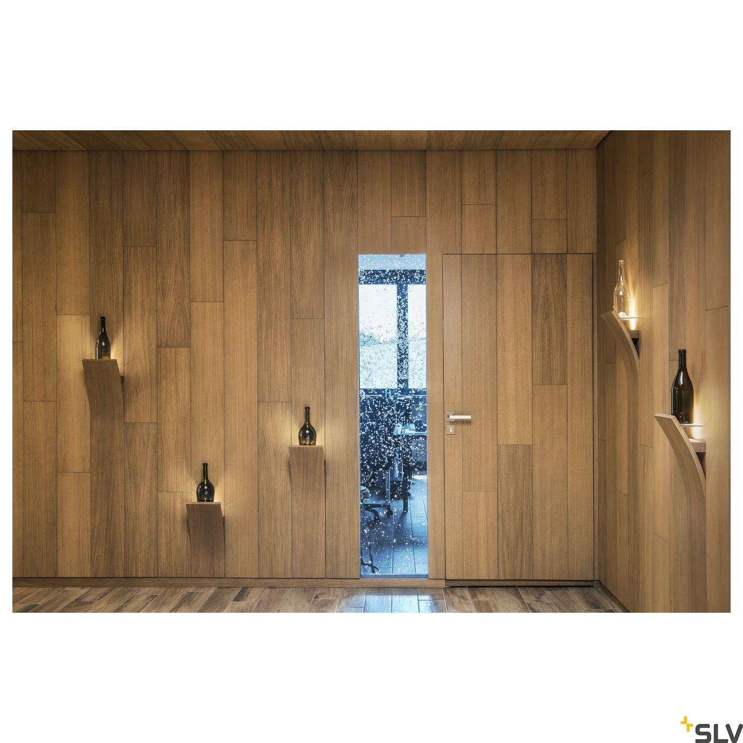 SLV DEKLED recessed light, round, silver metallic, 1W LED, warm white, 3000K 112242