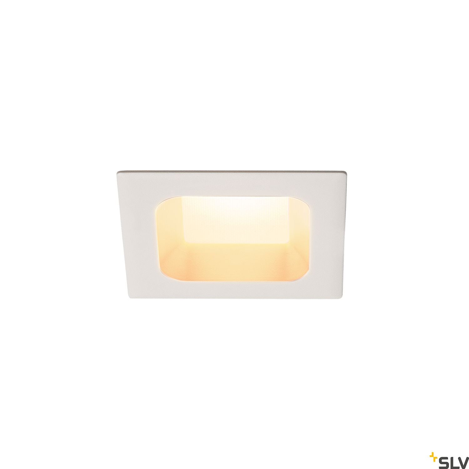 SLV VERLUX, recessed fitting, LED, 3000K, matt white, L/B/T 8.5/8.5/4.5 cm, 10W 112682