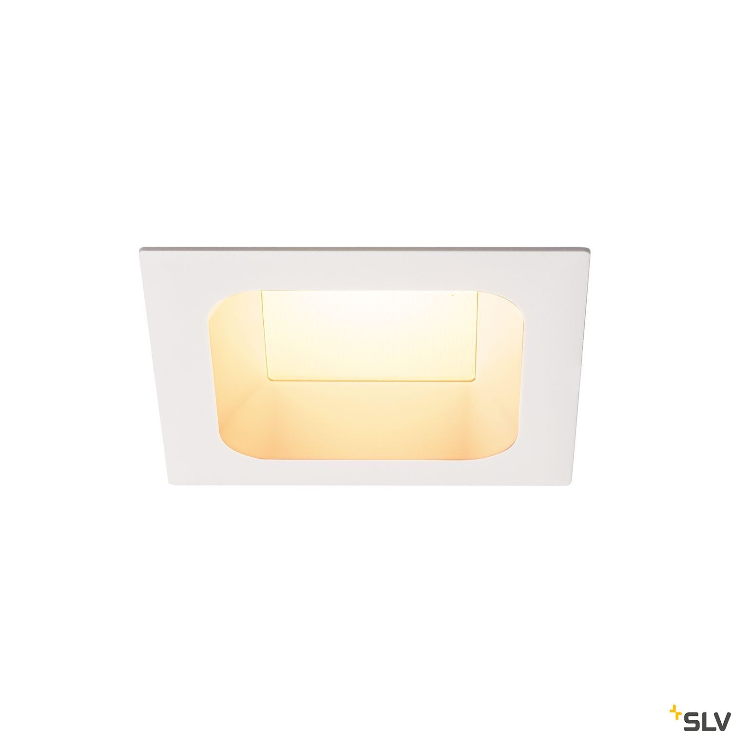 SLV VERLUX, recessed fitting, LED, 3000K, matt white, L/B/T 13.5/13.5/7.5 cm, 20W 112692