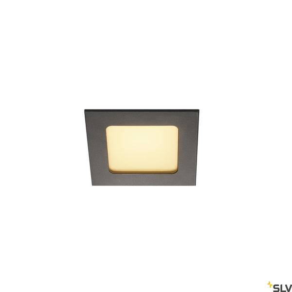SLV FRAME BASIC LED SET, downlight , matt black, 6W, 3000K, incl. driver 112720