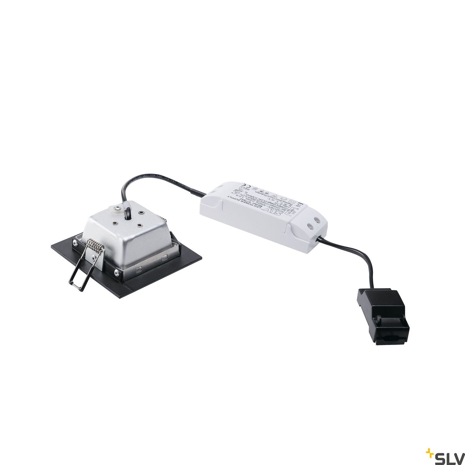 SLV FRAME BASIC LED SET, downlight , matt black, 6W, 3000K, incl. driver 112720