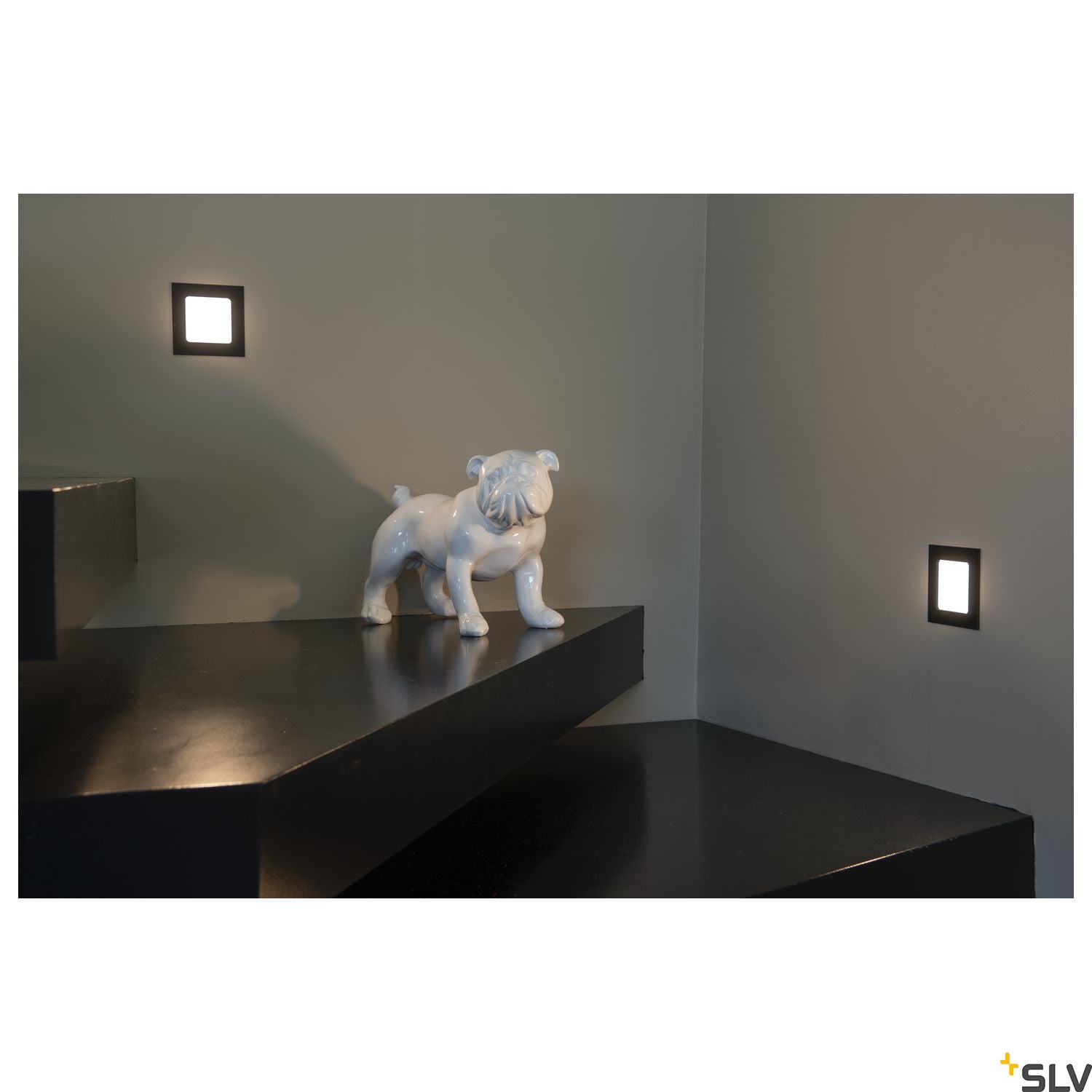 SLV FRAME BASIC LED SET, downlight , matt black, 6W, 3000K, incl. driver 112720