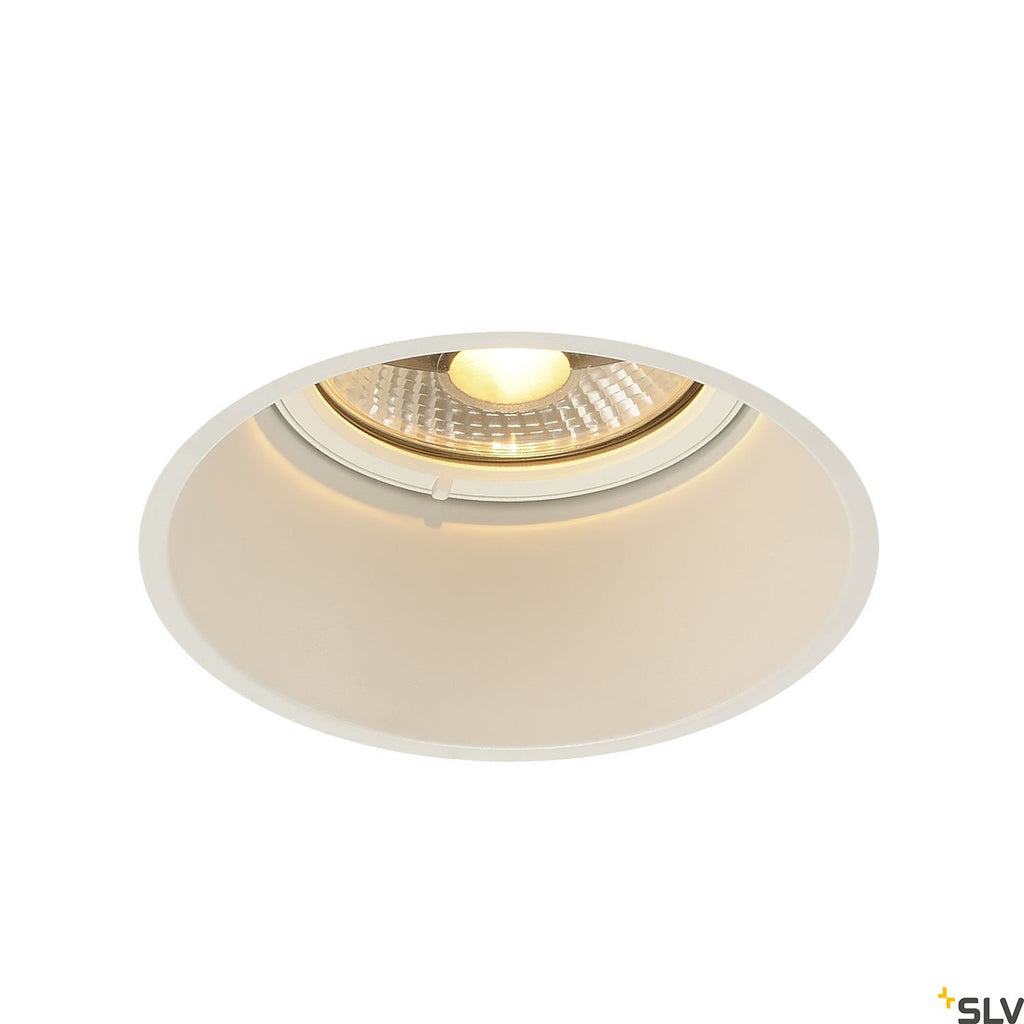 SLV HORN-T recessed fitting, QPAR111, matt white, GU10, max. 50W 113171
