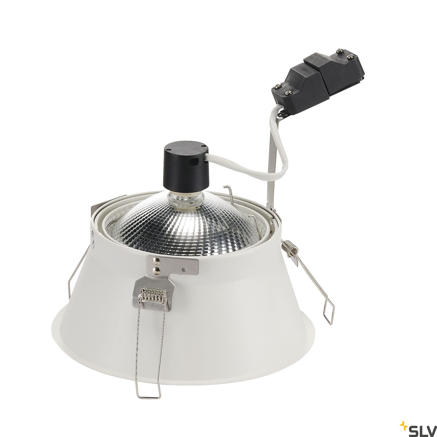 SLV HORN-T recessed fitting, QPAR111, matt white, GU10, max. 50W 113171
