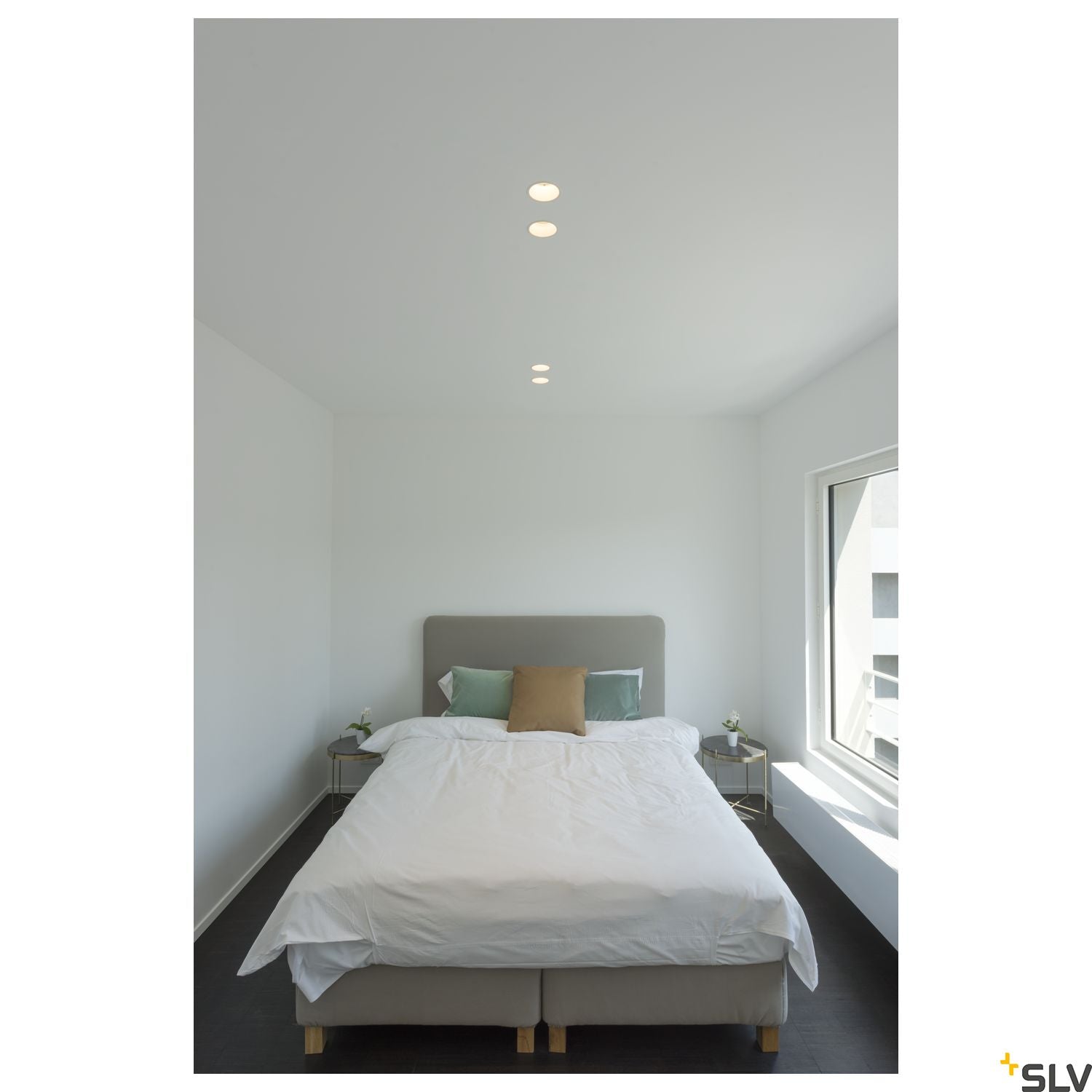 SLV HORN-T recessed fitting, QPAR111, matt white, GU10, max. 50W 113171