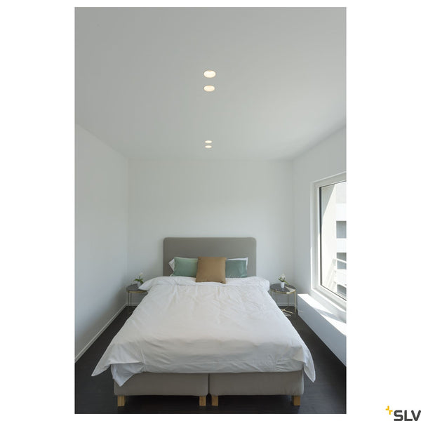 SLV HORN-T recessed fitting, QPAR111, matt white, GU10, max. 50W 113171