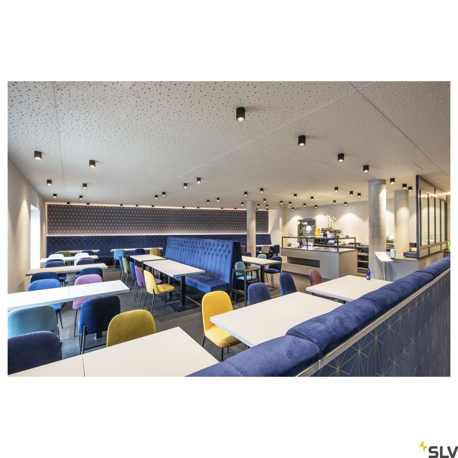 SLV GRAZIA 10 polycarbonate cover flat Version, 2m, satined 1000469