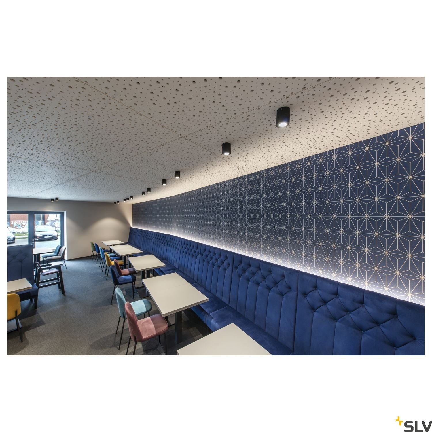 SLV GRAZIA 10 polycarbonate cover flat Version, 2m, satined 1000469