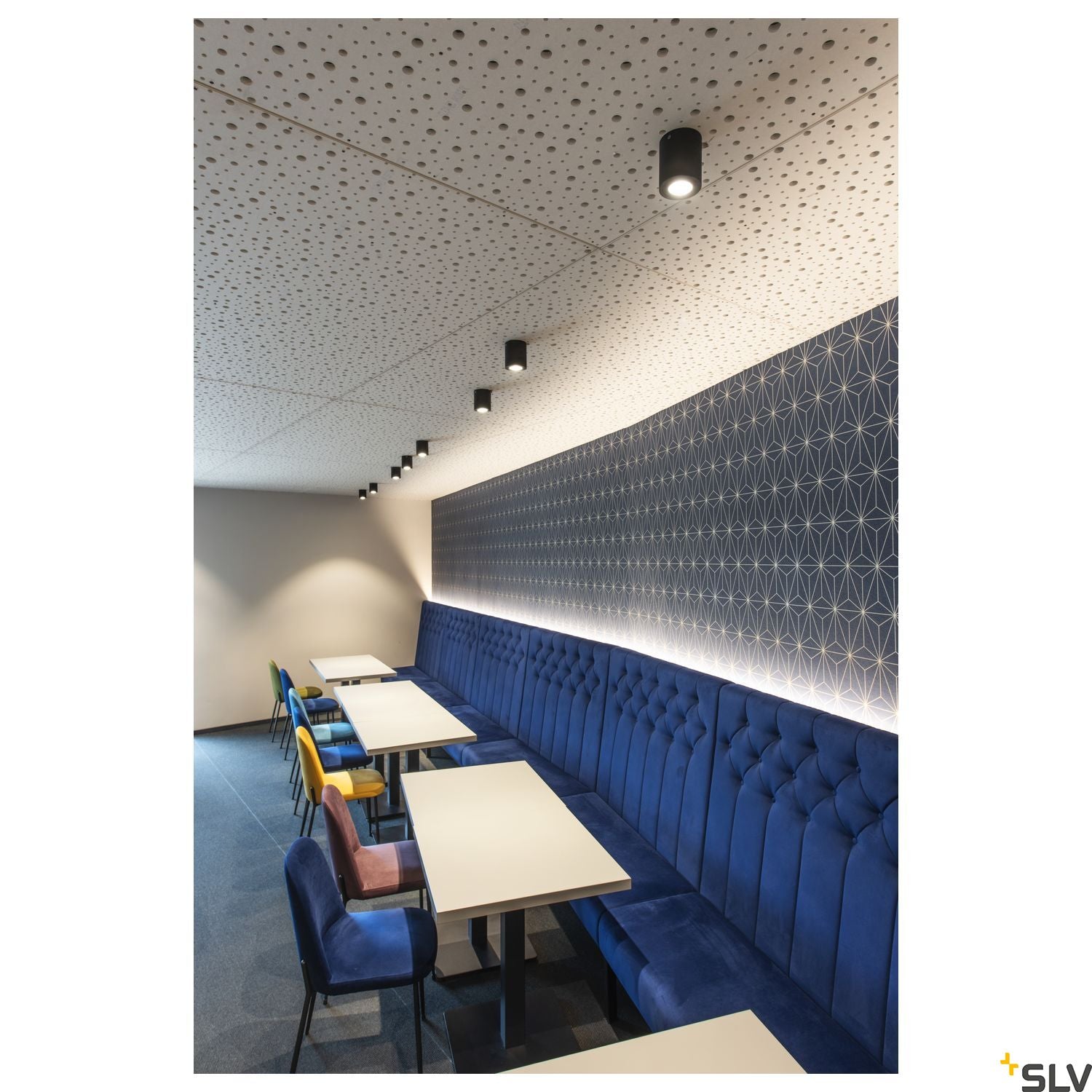 SLV GRAZIA 10 polycarbonate cover flat Version, 2m, satined 1000469