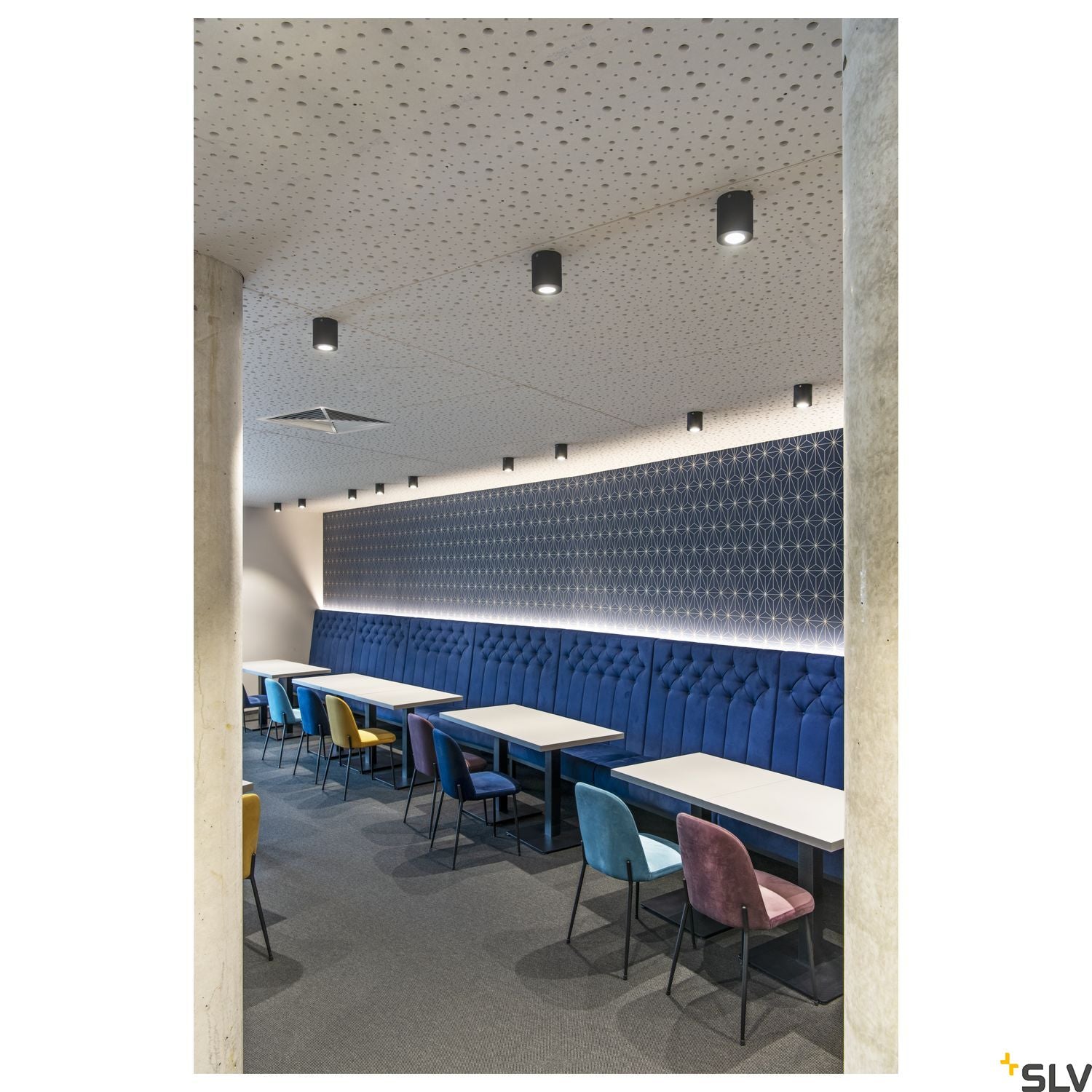 SLV GRAZIA 10 polycarbonate cover flat Version, 2m, satined 1000469