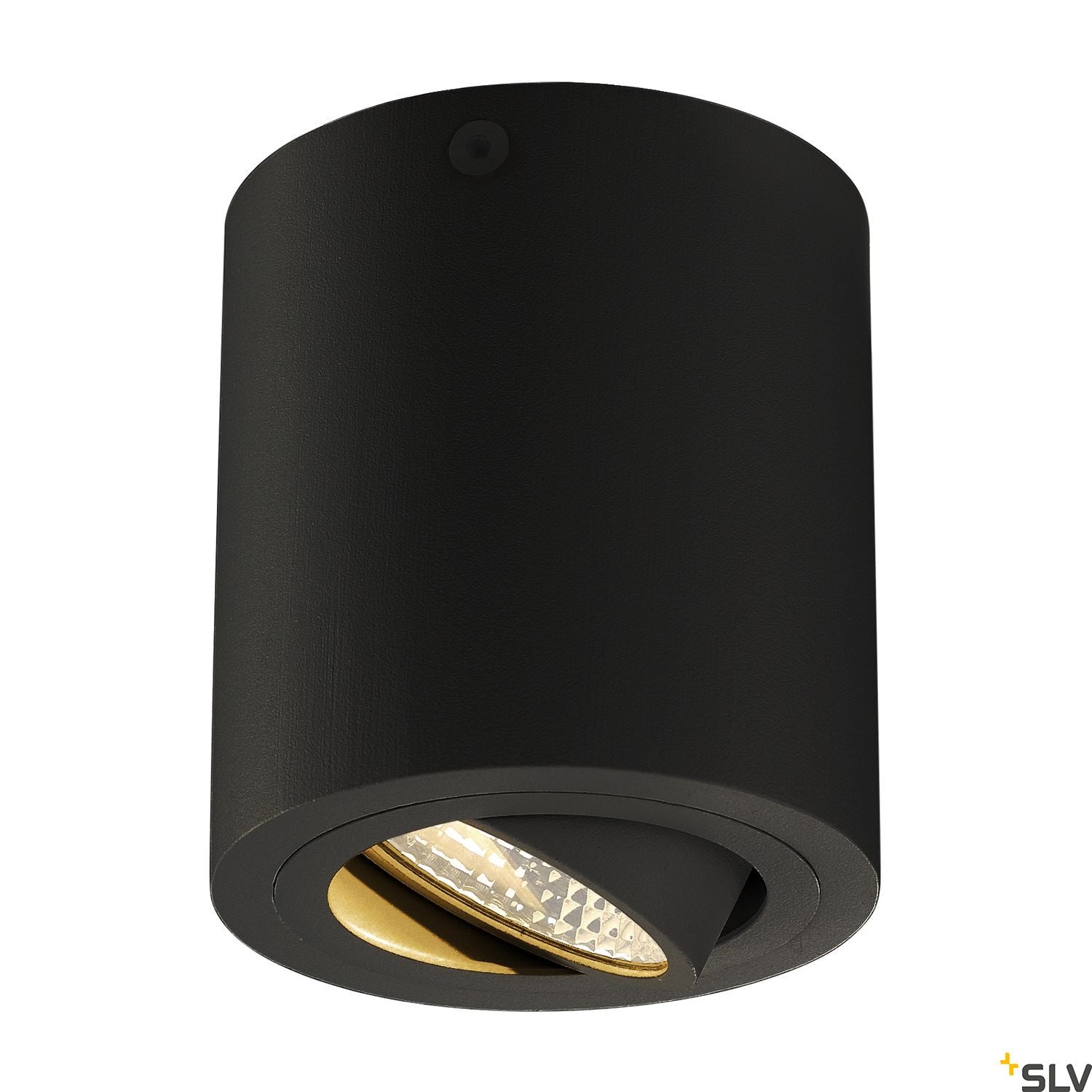 SLV TRILEDO ROUND CL surface-mounted downlight, matt black, LED, 6W, 38°, 113930