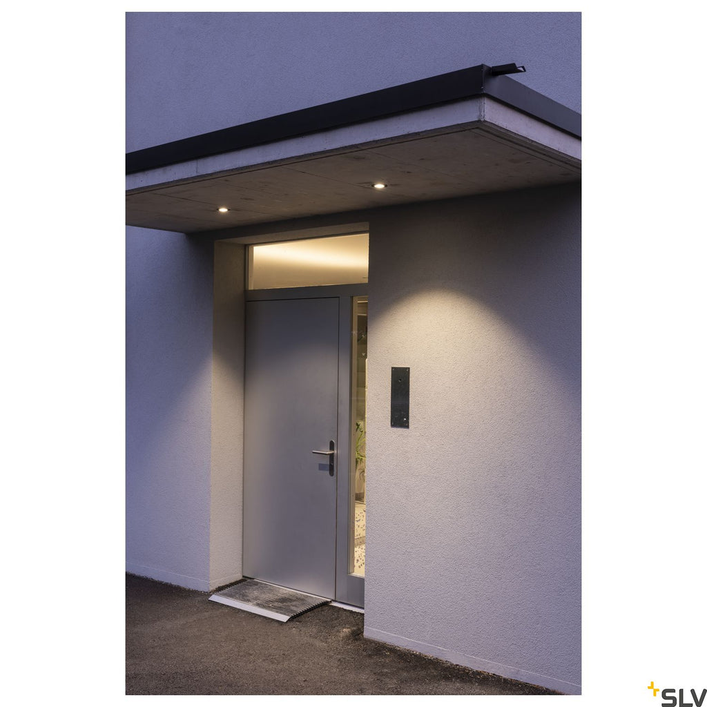 SLV PATTA-I recessed ceiling light , round, matt black, 9W, 38°, 3000K, incl. driver 114420
