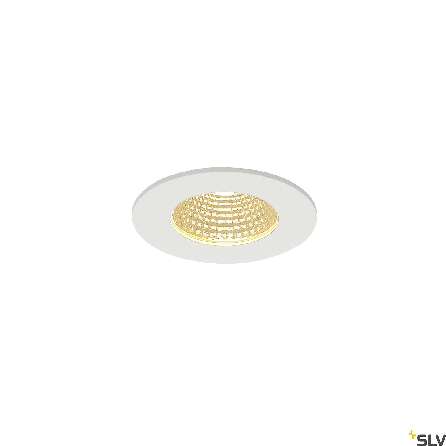 SLV PATTA-I recessed ceiling light , round, matt white, 9W, 38°, 3000K, incl. driver 114421