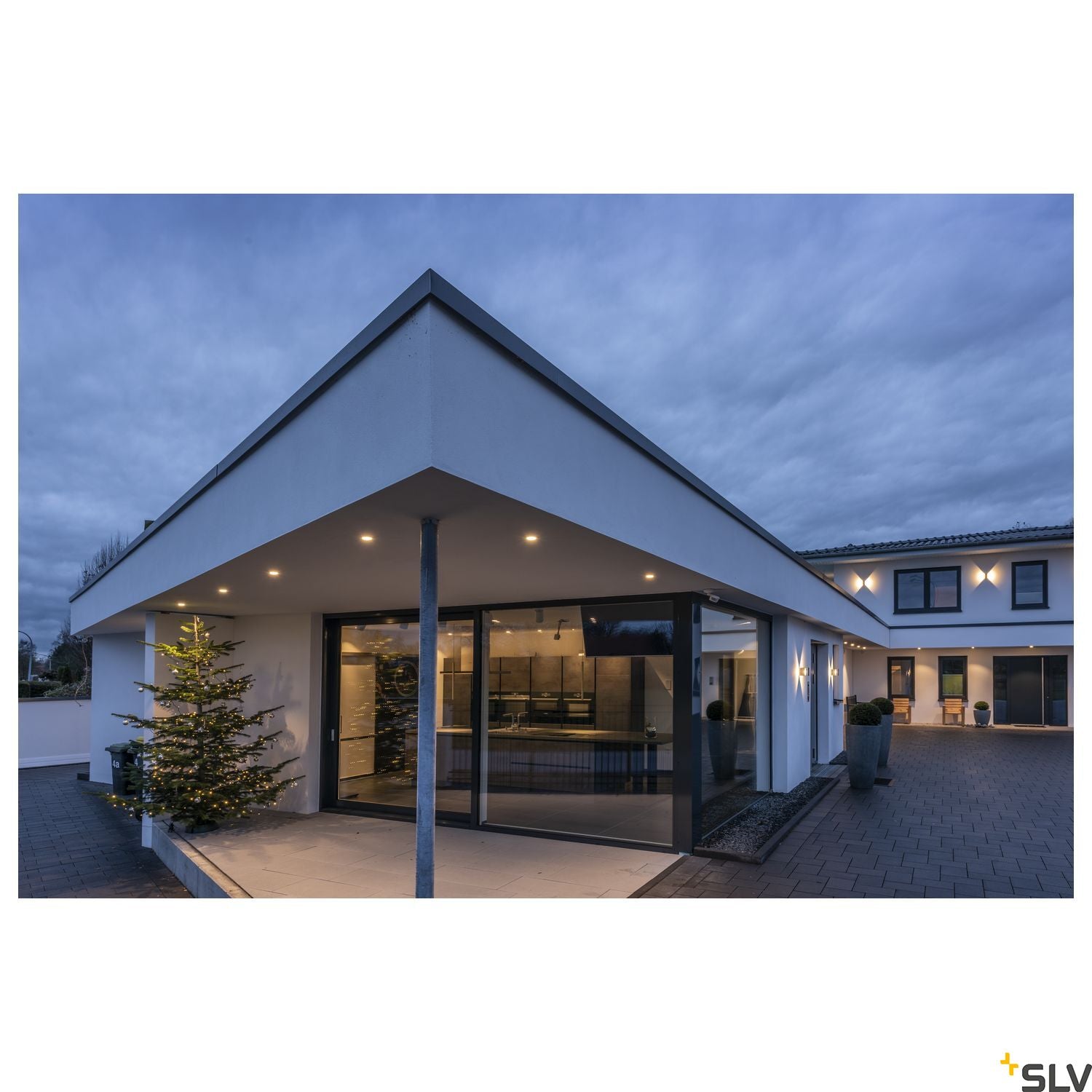 SLV PATTA-I recessed ceiling light , round, matt white, 9W, 38°, 3000K, incl. driver 114421
