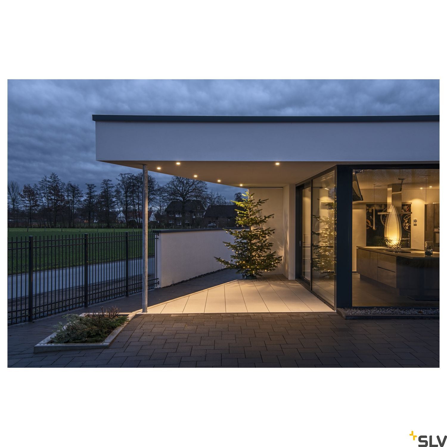 SLV PATTA-I recessed ceiling light , round, matt white, 9W, 38°, 3000K, incl. driver 114421