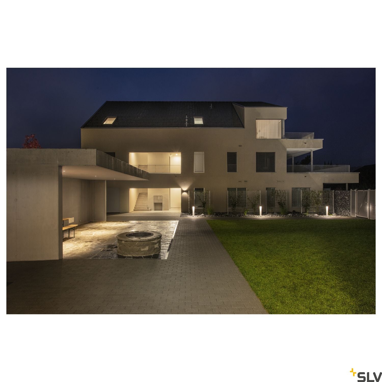 SLV PATTA-I recessed ceiling light , round, alu brushed, 9W, 38°, 3000K, incl. driver 114426