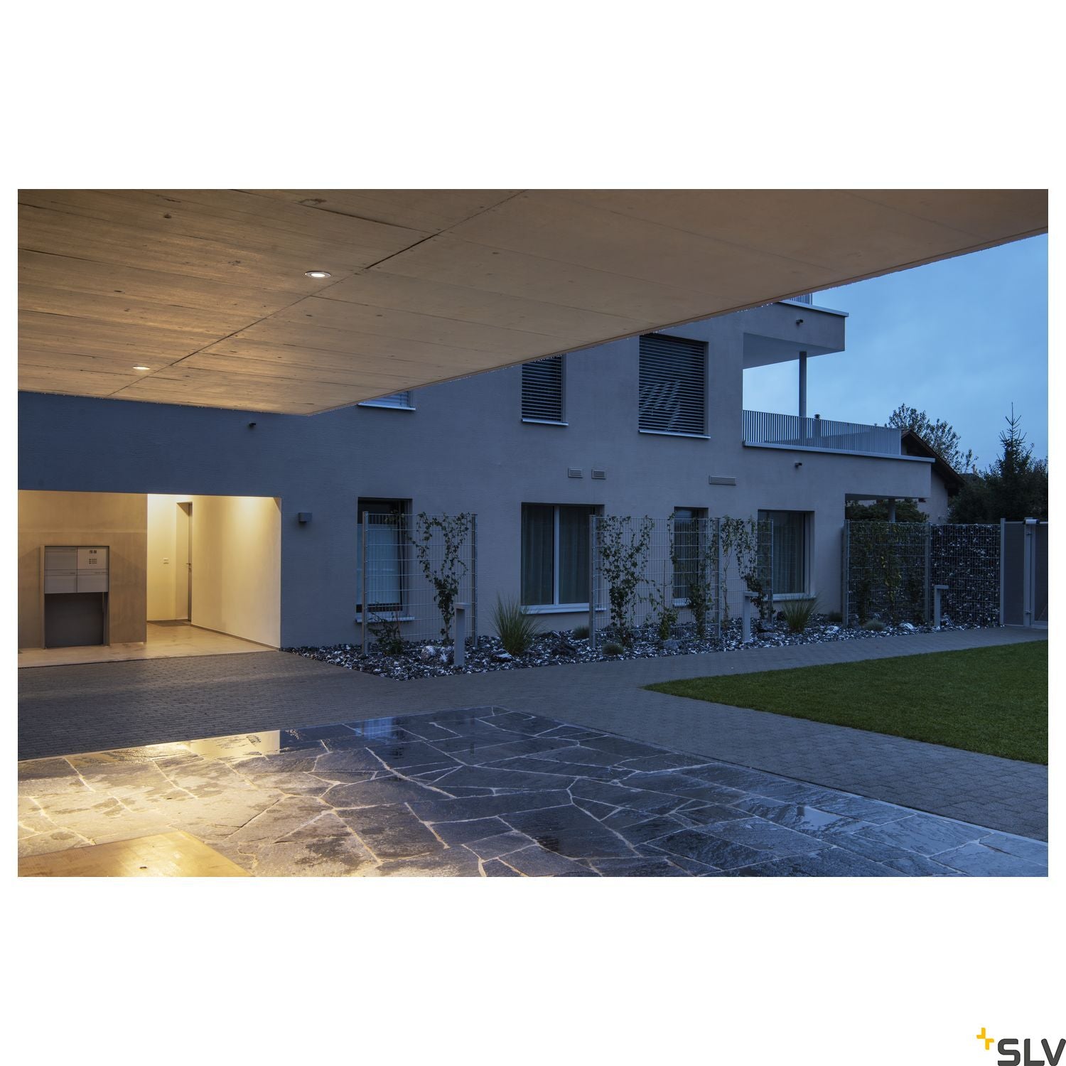 SLV PATTA-I recessed ceiling light , round, alu brushed, 9W, 38°, 3000K, incl. driver 114426