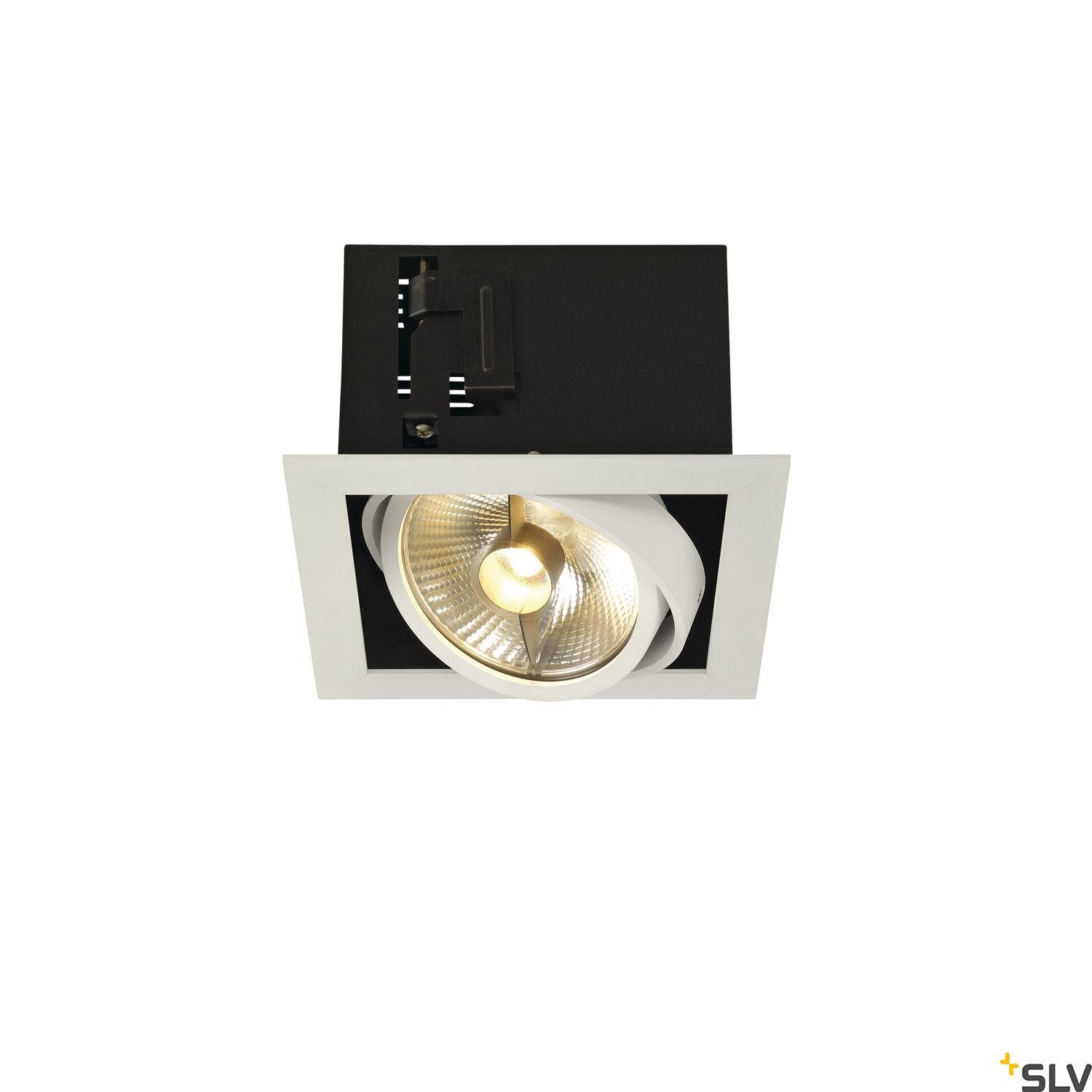 SLV KADUX 1 ES111 downlight, square , matt white, max. 50W 115541