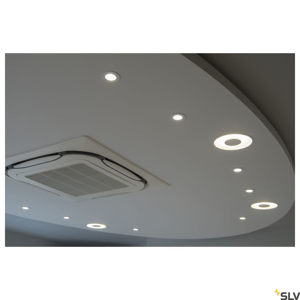 SLV OCCULDAS recessed ceiling light, round, white, SMD LED, 26W, 3000K, incl. driver 117311