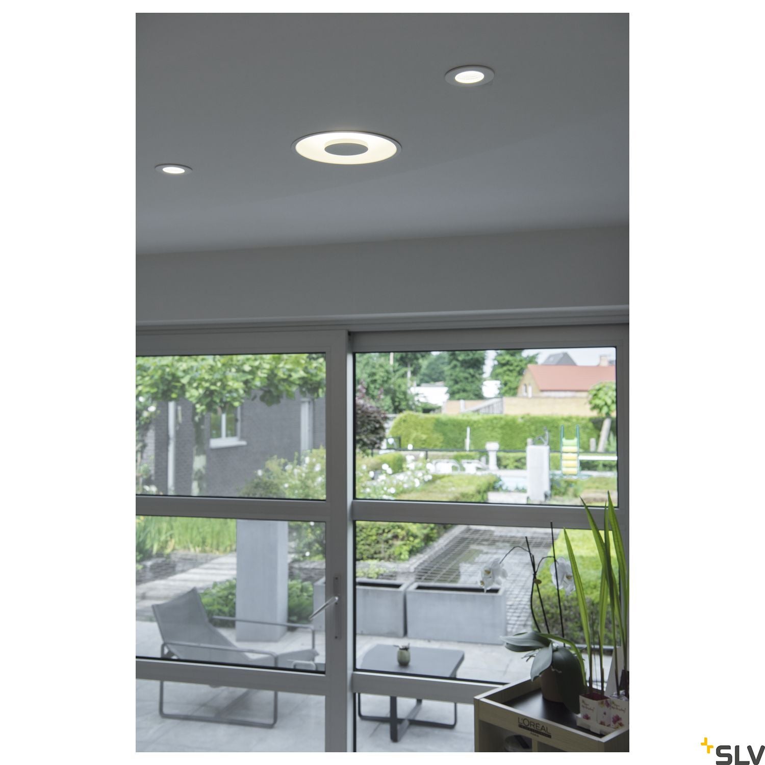 SLV OCCULDAS recessed ceiling light, round, white, SMD LED, 26W, 3000K, incl. driver 117311