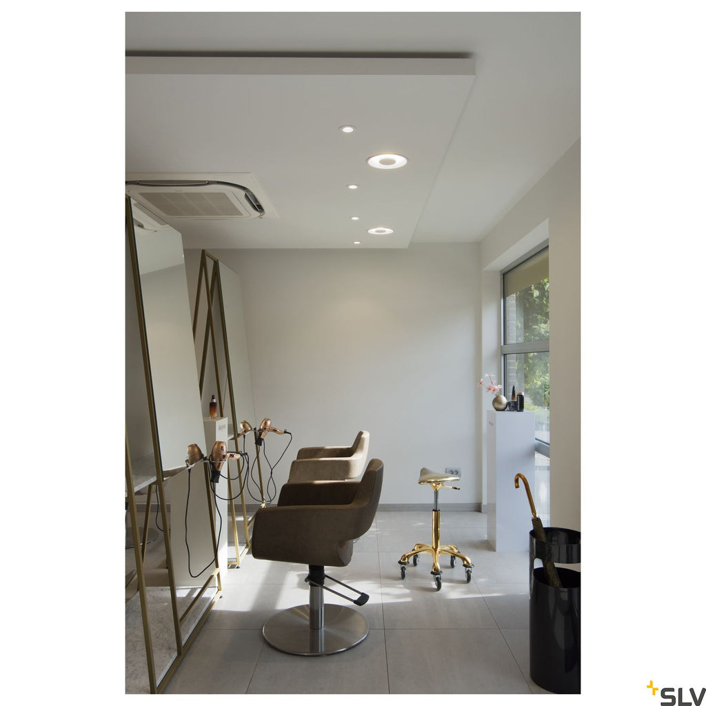 SLV OCCULDAS recessed ceiling light, round, white, SMD LED, 26W, 3000K, incl. driver 117311