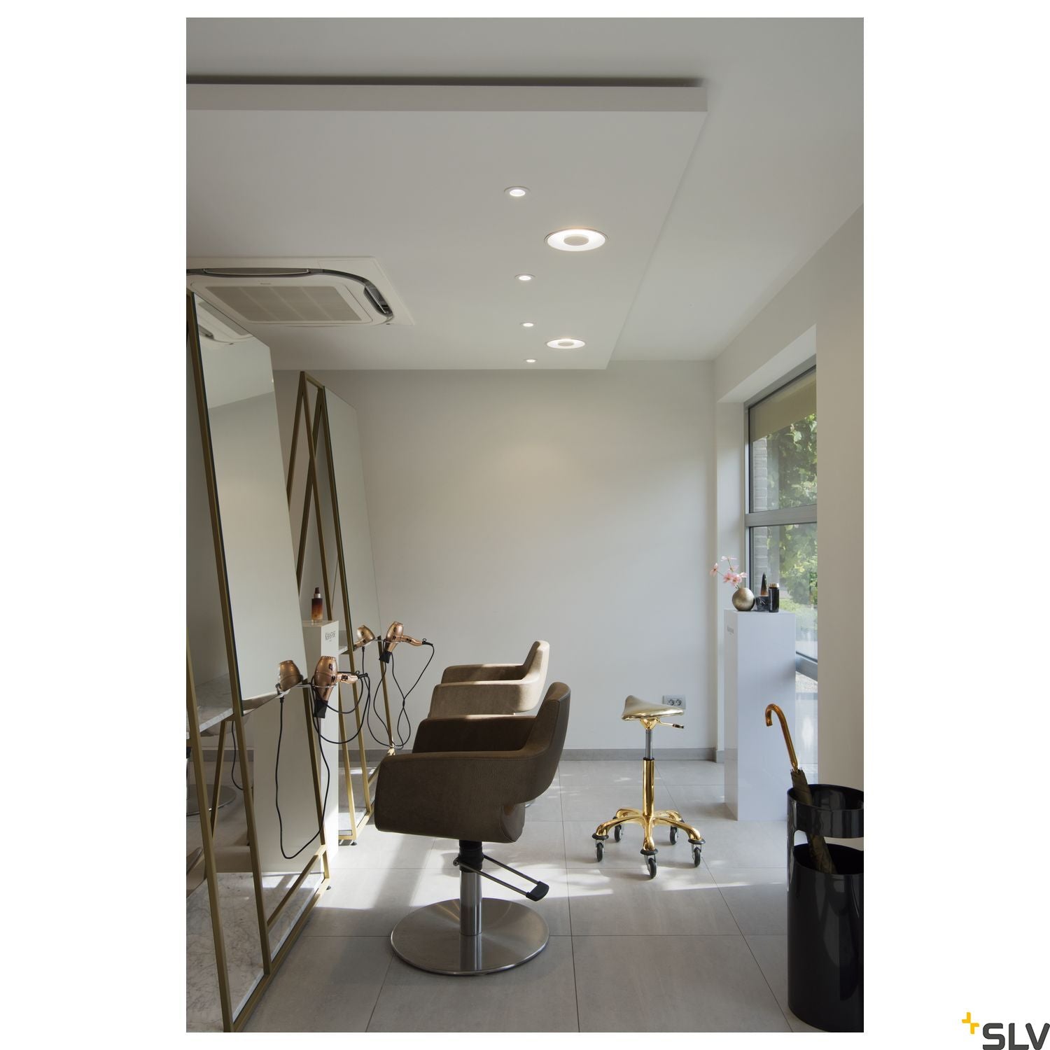 SLV OCCULDAS recessed ceiling light, round, white, SMD LED, 26W, 3000K, incl. driver 117311