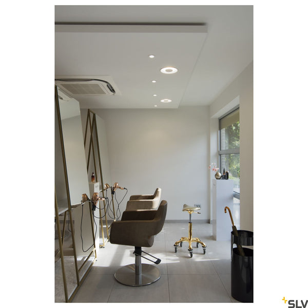 SLV OCCULDAS recessed ceiling light, round, white, SMD LED, 26W, 3000K, incl. driver 117311