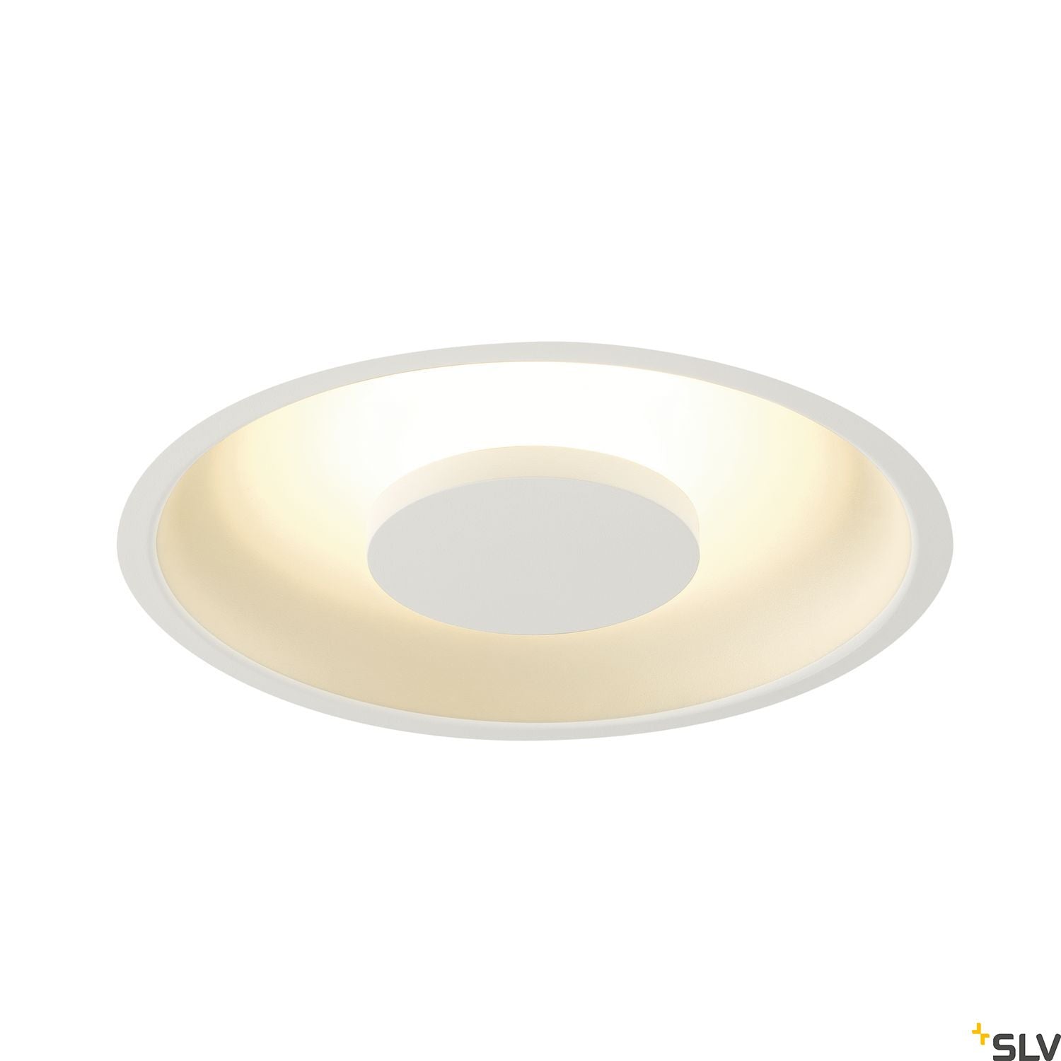 SLV OCCULDAS recessed ceiling light, round, white, SMD LED, 26W, 3000K, incl. driver 117311